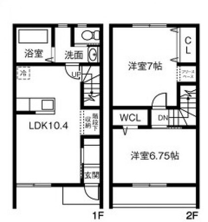 ヴィラ・ユーリの物件間取画像
